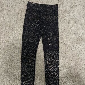 Zyia active black with rose gold specks leggings